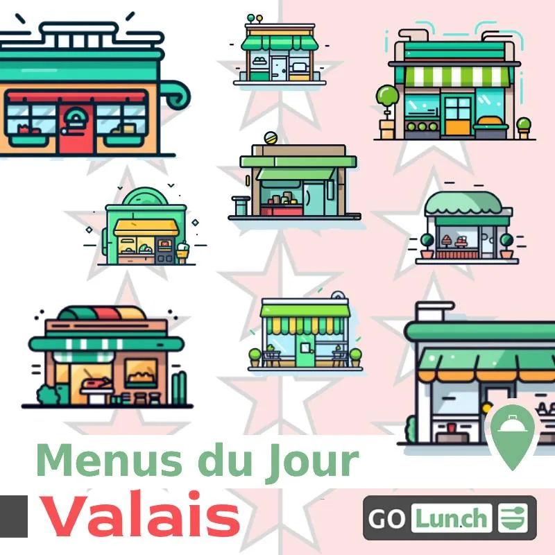 Visuel Menus du jour en Valais sur GoLunch