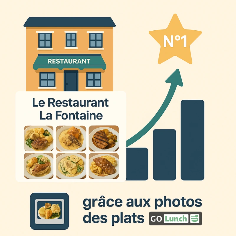 Visuel GoLunch consacré au restaurant La Fontaine à Ollon
