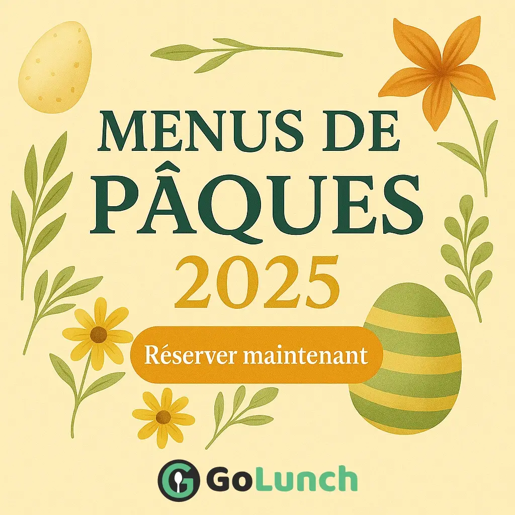 Visuel de l'opération Menus de Pâques 2025 de GoLunch